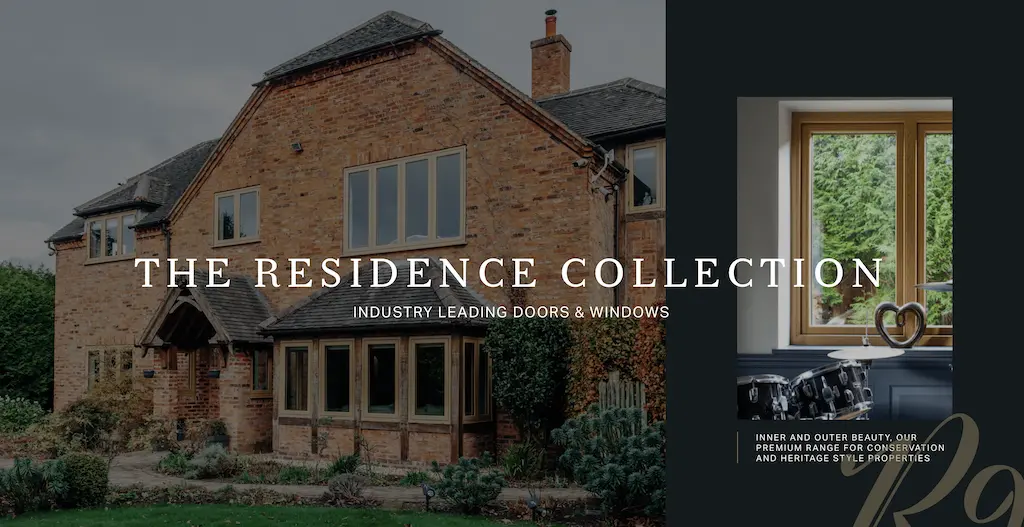 Screenshot of the Residence Collection Website Homepage